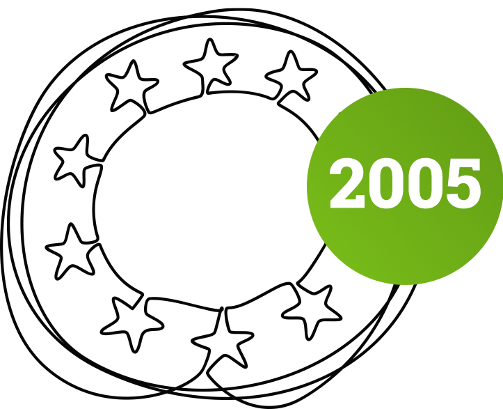 Eine Illustration zeigt "Europaflagge".