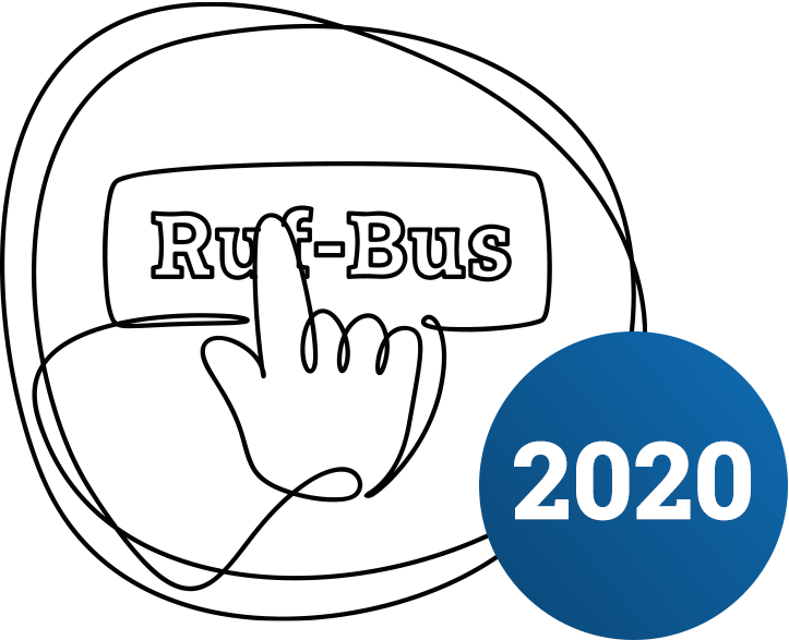 Eine Illustration zeigt "Ruf-Bus".